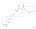 Gear Case - Grass Trimmer Attachment Diagram and Parts List for PAS-225 S59612001001-S59612022000 Echo Trimmer