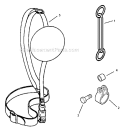 Srm Shoulder Harness Kit Diagram and Parts List for PAS-225 S59612001001-S59612022000 Echo Trimmer