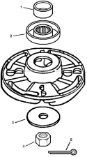 Cutting Heads - Heavy Duty Fixed Line Diagram and Parts List for PAS-225 S59612001001-S59612022000 Echo Trimmer