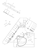 80 Tooth Brushcutter Attachment Diagram and Parts List for PAS-225 S59612022001-S59612999999 Echo Trimmer