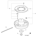 Rapid Loader Trimmer Head Diagram and Parts List for PAS-225 S59612022001-S59612999999 Echo Trimmer