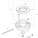 Part Location Diagram of 9300020160 Echo Cotter Pin