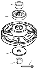 Part Location Diagram of 6103140 Echo Plate, Adapter - Lower