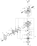Carburetor - Rb-K66 Sn: 05001954-05003915 Diagram and Parts List for PAS-230 05001001-05999999 Echo Trimmer