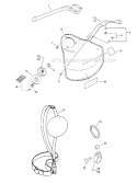 Universal Blade Conversion Kit Diagram and Parts List for PAS-230 06001001-06999999 Echo Trimmer