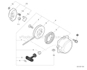Starter - Standard Diagram and Parts List for PAS-230 S67711001001-S67711999999 Echo Trimmer