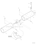 Pro Thatch Attachment - Thatching Drums Diagram and Parts List for PAS-230 S67711001001-S67711999999 Echo Trimmer