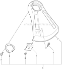 Rapid Loader Trimmer - Debris Shield (Plastic) Diagram and Parts List for PAS-230 S67711001001-S67711999999 Echo Trimmer
