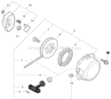 Starter - Standard Diagram and Parts List for PAS-230 S75212001001-S7521999999 Echo Trimmer