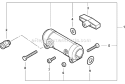Coupler Diagram and Parts List for PAS-230 S75212001001-S7521999999 Echo Trimmer