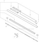 Hedge Trimmer Attachment - Main Pipe, Driveshaft Diagram and Parts List for PAS-230 S75212001001-S7521999999 Echo Trimmer