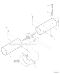 Prothatch Attachment - Thatching Drums Diagram and Parts List for PAS-230 S75212001001-S7521999999 Echo Trimmer