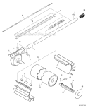Pro Paddle Attachment Diagram and Parts List for PAS-230 S75212001001-S7521999999 Echo Trimmer