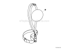 Shoulder Harness Diagram and Parts List for PAS-230 S82713001001-S82713999999 Echo Trimmer