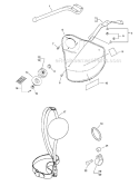 Universal Blade Conversion Kit Diagram and Parts List for PAS-230 S82713001001-S82713999999 Echo Trimmer