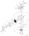 Carburetor - Rb-K84 Diagram and Parts List for PAS-266 T44211001001-T44211999999 Echo Trimmer