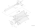 Pro Sweep Attachment - Brush Assembly Diagram and Parts List for PAS-266 T44211001001-T44211999999 Echo Trimmer