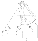 Rapid Loader Trimmer - Debris Shield (Plastic) Diagram and Parts List for PAS-266 T44211001001-T44211999999 Echo Trimmer