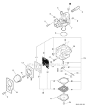 Carburetor - Rb-K84 Diagram and Parts List for PAS-266 T44312001001-T44312999999 Echo Trimmer