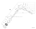 Rapid Loader Trimmer - Gear Case Diagram and Parts List for PAS-266 T44312001001-T44312999999 Echo Trimmer