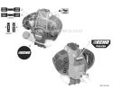 Part Location Diagram of X547002080 Echo Label - Model Pas-266
