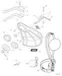 Blade Conversion Kit Diagram and Parts List for PAS-266 T44413001001-T44413999999 Echo Trimmer