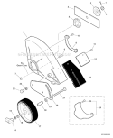 Edging Assembly - Metal Diagram and Parts List for PAS-266 T44413001001-T44413999999 Echo Trimmer