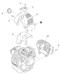 Covers Diagram and Parts List for PAS-266 T44413001001-T44413999999 Echo Trimmer