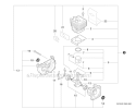 Engine, Short Block - Sb1102 Diagram and Parts List for PAS-266 T44413001001-T44413999999 Echo Trimmer