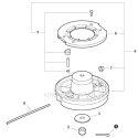 Rapid Loader Trimmer Head Diagram and Parts List for PAS-266 T44413001001-T44413999999 Echo Trimmer