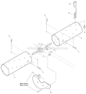 ProThatch Attachment - Thatching Drums Diagram and Parts List for PAS-280 T44511001001-T44511999999 Echo Trimmer