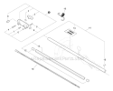 Main Pipe, Driveshaft, Coupler Diagram and Parts List for PAS-280 T44713001001-T44713999999 Echo Trimmer