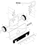 ProThatch Attachment - Handle, Shield Diagram and Parts List for PAS-280 T44713001001-T44713999999 Echo Trimmer