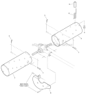 ProThatch Attachment - Thatching Drums Diagram and Parts List for PAS-280 T44713001001-T44713999999 Echo Trimmer
