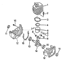 Page B Diagram and Parts List for PB-1010 098001 - 122635 Echo Leaf Blower / Vacuum