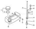 Page D Diagram and Parts List for PB-1010 098001 - 122635 Echo Leaf Blower / Vacuum