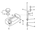 Page D Diagram and Parts List for PB-1010 122636 - 219000 Echo Leaf Blower / Vacuum