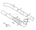Page C Diagram and Parts List for PB-202 001001 - 0040501 Echo Leaf Blower / Vacuum