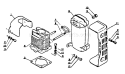 Page G Diagram and Parts List for PB-202 001001 - 0040501 Echo Leaf Blower / Vacuum