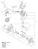 Page B Diagram and Parts List for PB-231LN 02001001 - 02999999 Echo Leaf Blower / Vacuum
