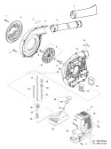 Page C Diagram and Parts List for PB-231LN 06001001 - 06004666 Echo Leaf Blower / Vacuum