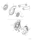 Page D Diagram and Parts List for PB-230LN P05813001001 - P05813999999 Echo Leaf Blower / Vacuum