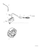 Page G Diagram and Parts List for PB-230LN P05813001001 - P05813999999 Echo Leaf Blower / Vacuum