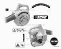 Labels Diagram and Parts List for PB-2455 P32720001001-P32720999999 Echo Leaf Blower / Vacuum