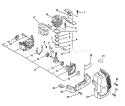 Page B Diagram and Parts List for PB-24LN Type 1E Echo Leaf Blower / Vacuum