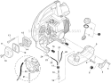 Fuel System Diagram and Parts List for PB-250 P30911001001-P30911999999 Echo Leaf Blower / Vacuum