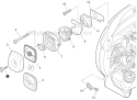 Part Location Diagram of 90056250005 Echo Flange Nut 5