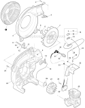 Part Location Diagram of P005000190 Shindaiwa Swivel E-ring