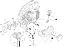Fuel System Diagram and Parts List for PB-250 P33112001001-P33112999999 Echo Leaf Blower / Vacuum