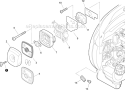 Intake Diagram and Parts List for PB-250 P33112001001-P33112999999 Echo Leaf Blower / Vacuum